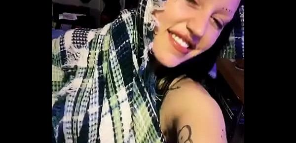  Brooke Candy - Exposing breasts in an Instagram post - (uploaded by celebeclipse.com)